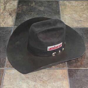 American Hat Co. 10x steel 4 1/2 brim Men's Black Cowboy Hat